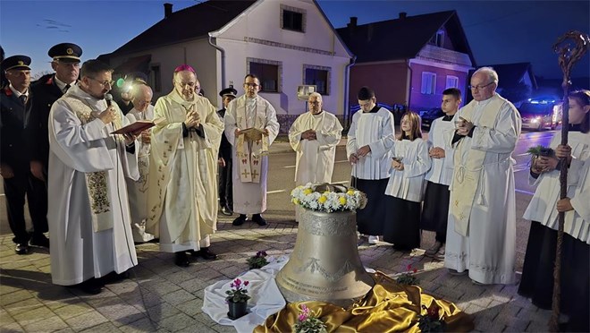 Blagoslov zvona svetog Benedikta u Čehovcu